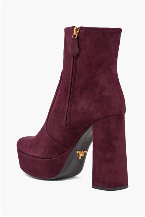 prada boots zoella|prada suede platform boots.